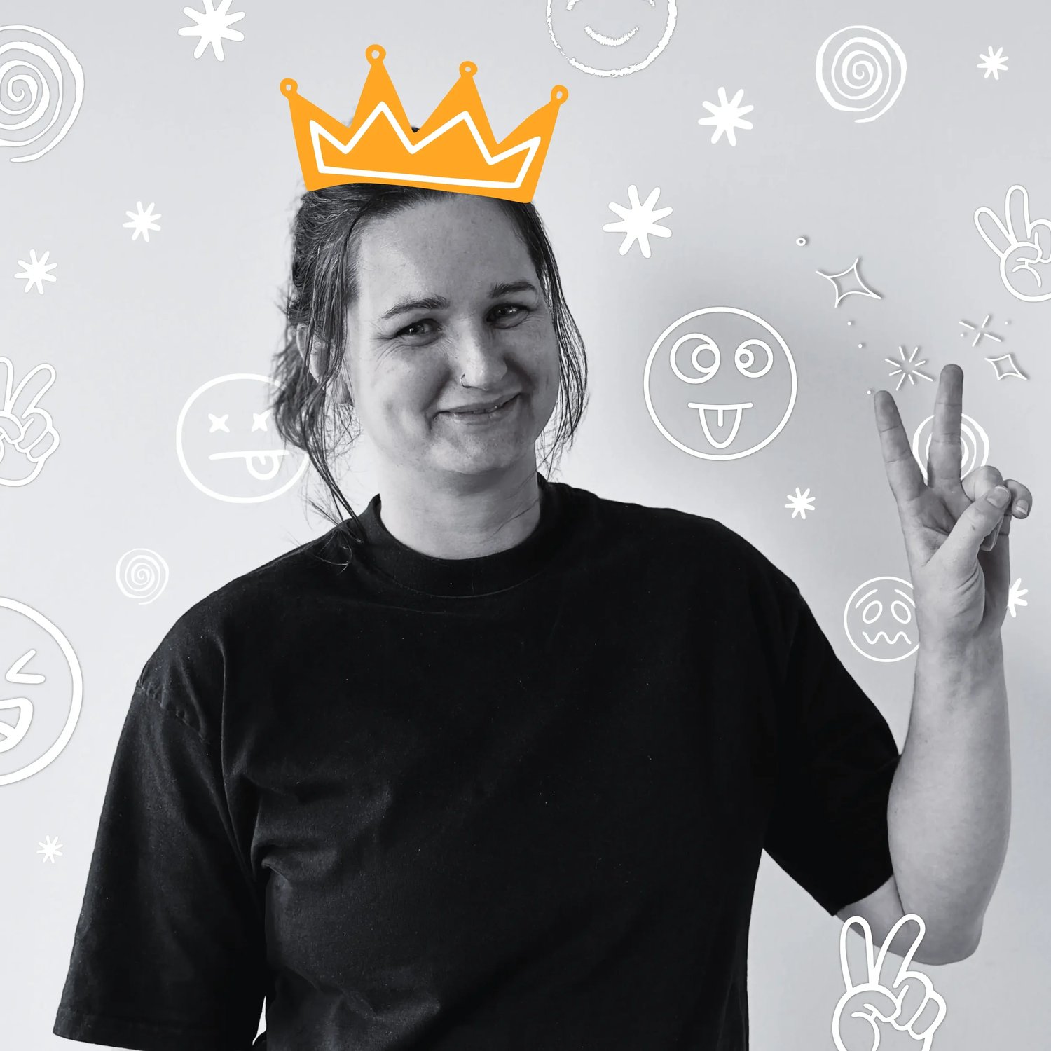 Portrait photo of Sam Stone, bettercup's cofounder and CEO wearing a black shirt